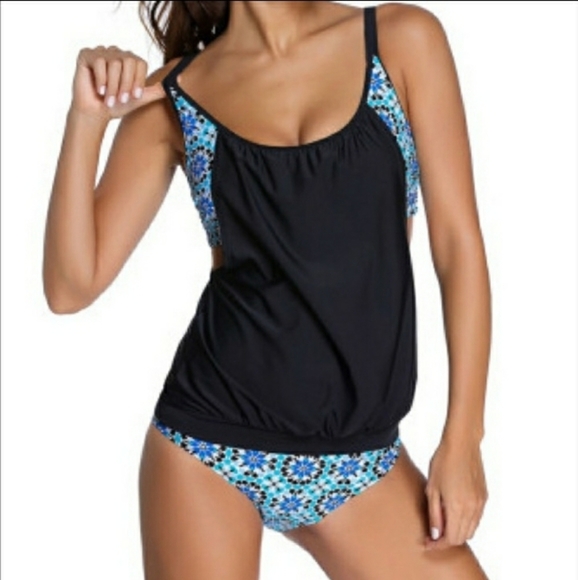 Plus sz 3x 22-24 ladies tankini. NWOT. - Picture 3 of 11